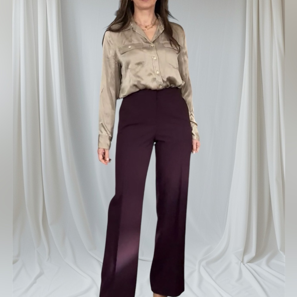 St. John Sport Plum Purple Trousers